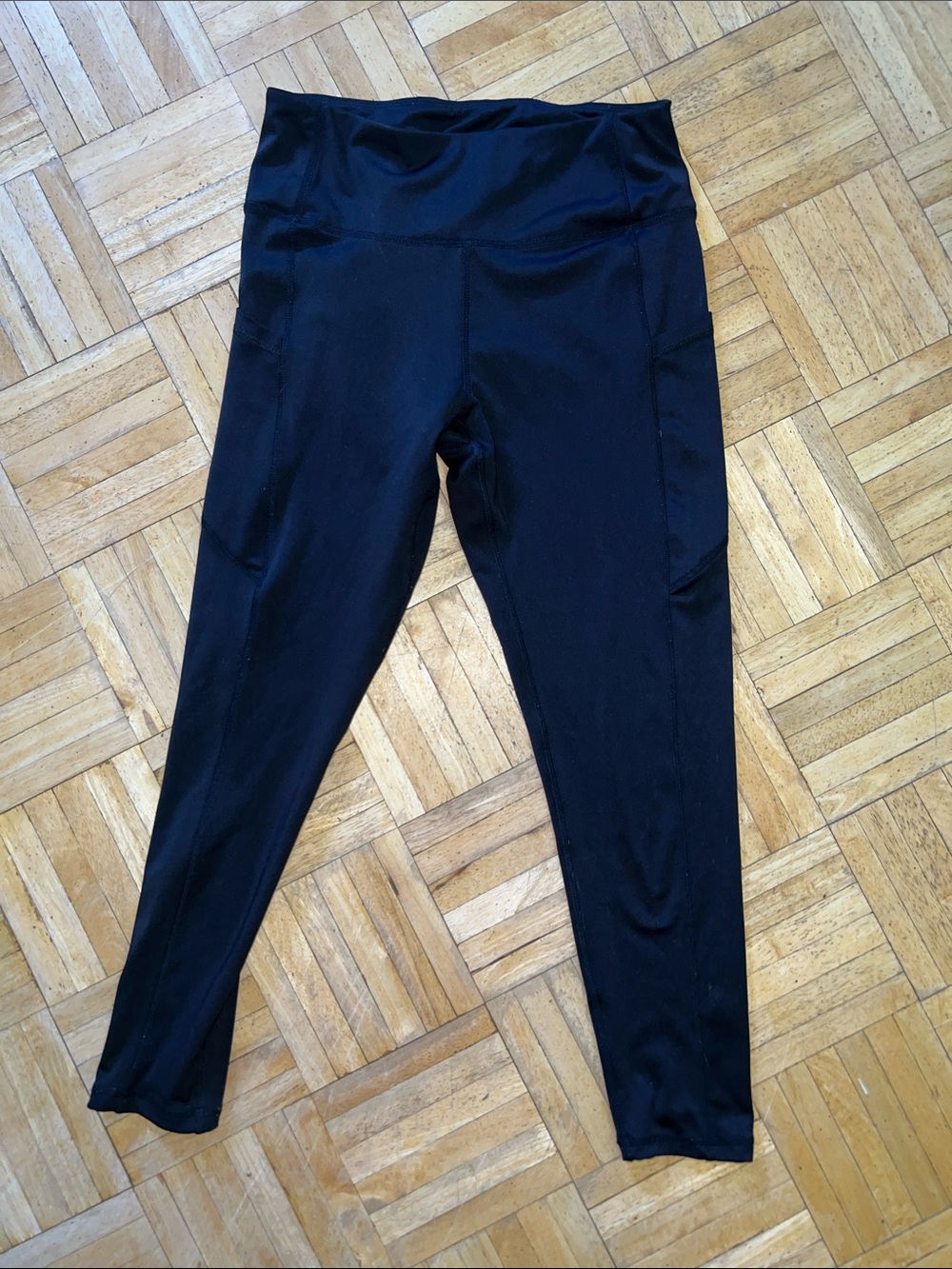 Women’s Black Leggings with Side Pockets